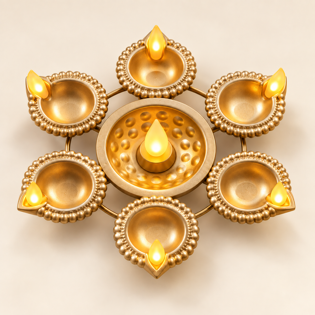 Jashn illuminated diya centerpiece, small top