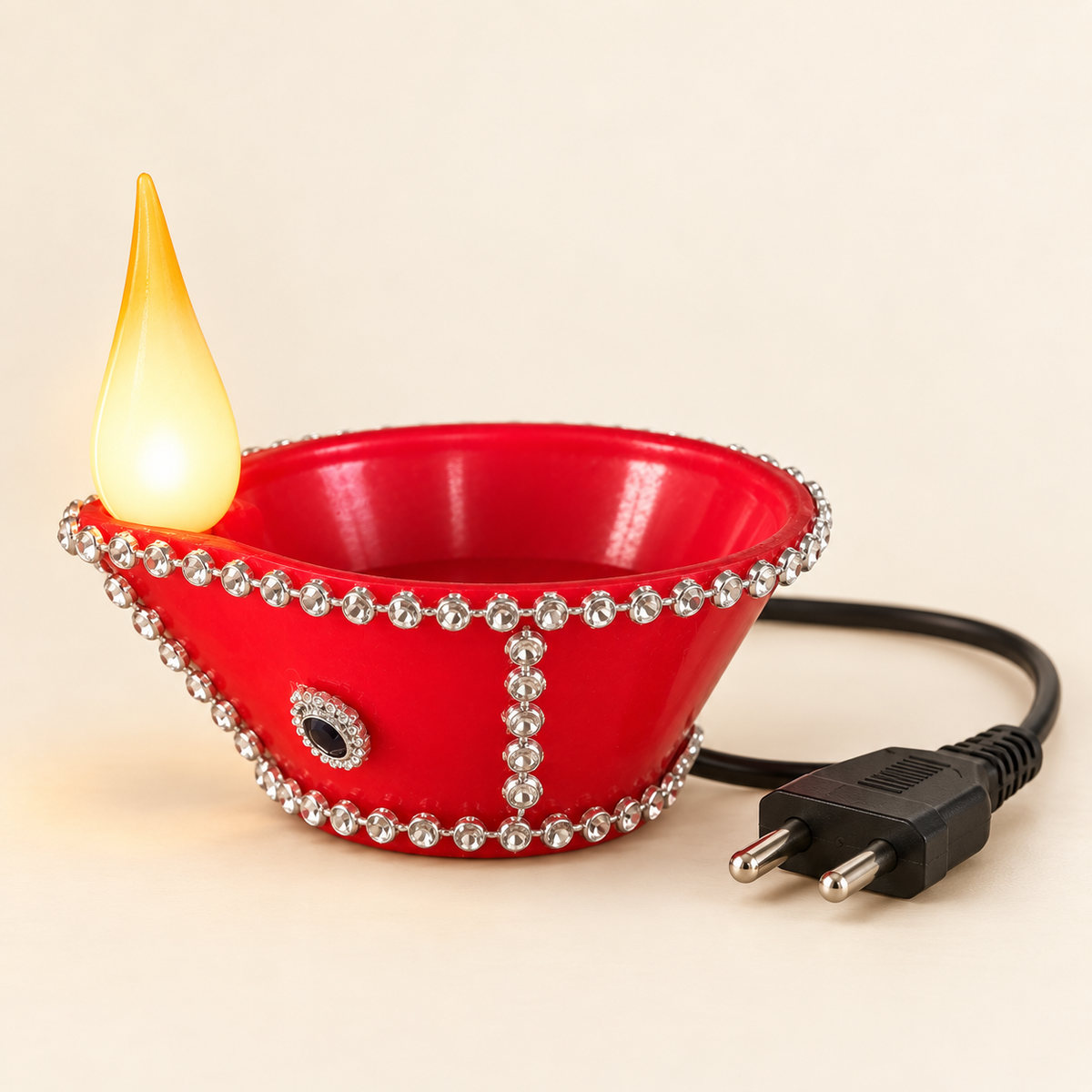 Wired Breathing Flame diya, hero