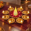 Jashn illuminated diya centerpiece, flame loop